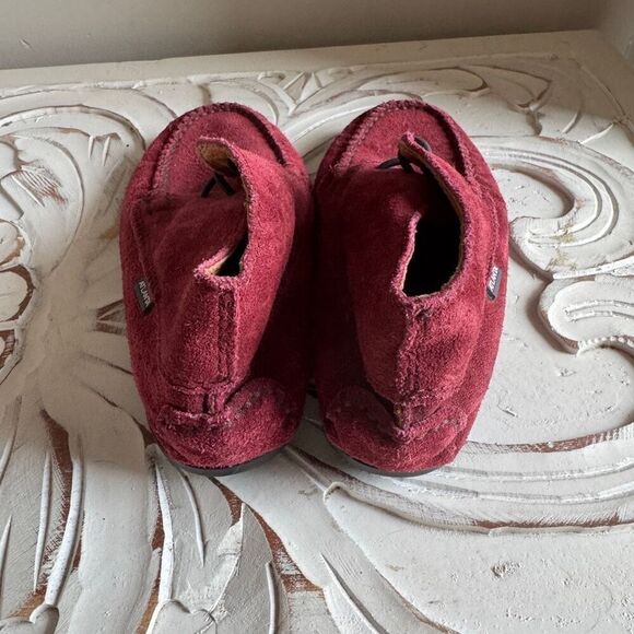 Atlanta Mocassin cranberry suede slip on size 13 - Picture 4 of 8